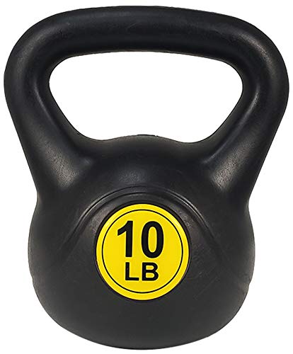 BalanceFrom Wide Grip 3-Piece Kettlebell Exercise Fitness Weight Set, Include 5 lbs, 10 lbs, 15 lbs or 10 lbs, 15 lbs, 20 lbs, Multiple