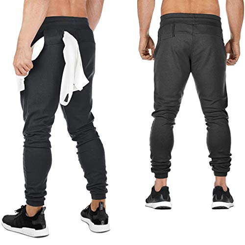 FEDTOSING Joggers Gym Tapered Sweatpants Workout Trousers Fitness