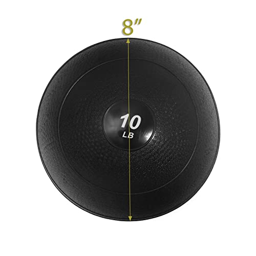 Trademark Innovations Exercise Slam Medicine Ball, Black, 10 lb
