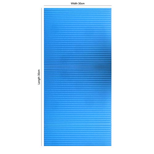 Denny Shop 2 Level Adjustable Aerobic Fitness Yoga Step With Gym Exercise Training Guide Chart in 4 Colors (Blue Striped)