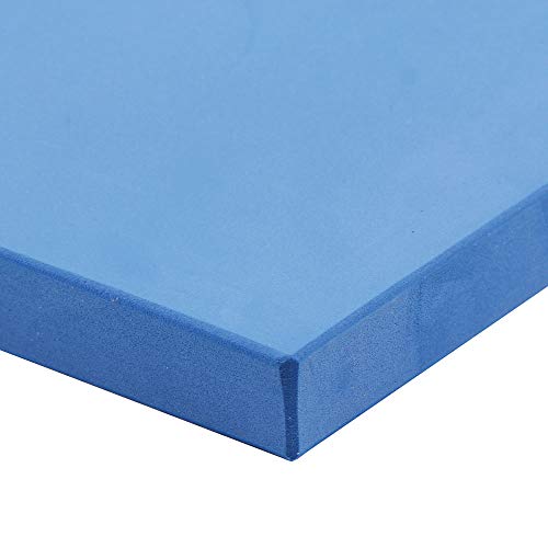 Yoga-Mad EVA Half Yoga Block | 305mm x 205mm x 25mm | Eco Friendly Yoga Block | High Density EVA Non Slip Block for Yoga, Pilates and Home Workouts | Provides Support for Various Yoga Poses