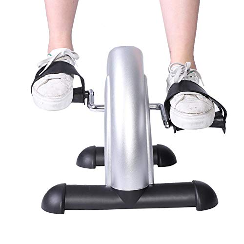 TKSE Mini Exercise Bike, Pedal Exerciser, Step Machine, Leg Exerciser, Portable Hand Foot Pedal Trainer Exerciser Mini Exercise Bike Bicycle for Gym Indoor