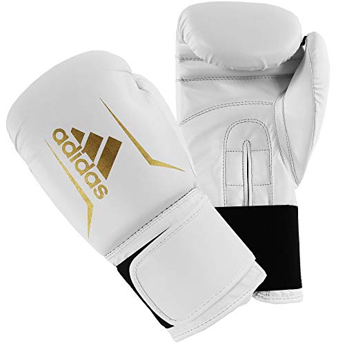 Adidas | Speed 50 Boxing Gloves for Men, Women & Kids | Intermediate Level PU Training Gloves | Perfect for Fitness Classes, Boxing Bag Workouts, and Sparring