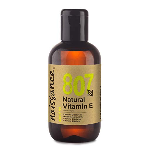 Naissance Vitamin E Oil (no.807) 100ml - Natural, Vegan, Cruelty Free, Hexane Free, No GMO