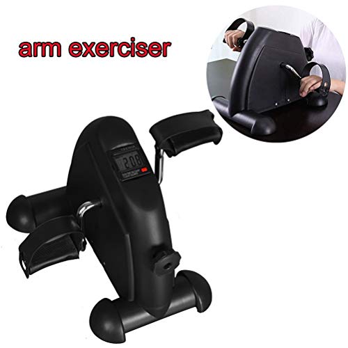 Hbao Indoor mini exercise bike, home exercise machine, LCD monitor, pedal stepping, fitness exercise, portable bicycle riding, weight loss machine
