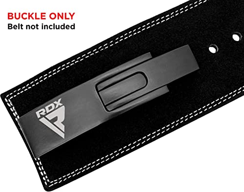 RDX Replacement Lever Buckle for Weight lifting and Powerlifting Belts, Stainless Steel Cast Alloy SPARE Clasp Closure, Fast Tightening and Quick Release (BELT NOT INCLUDED)