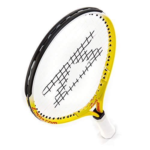 ZSIG Children's Mini Tennis Racket - 17 inch, Yellow/White