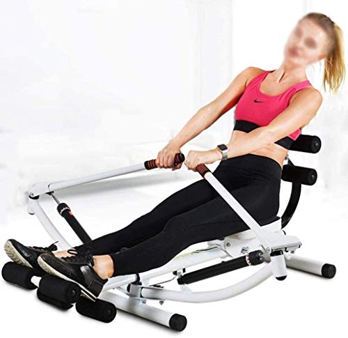 AMZOPDGS Foldable Rowing Machines Rowing Machine Multifunctional Hydraulic Rowing Machine, Household Scull Folding Fitness Training Equipment, Cardio Workout Water Rowing Machine