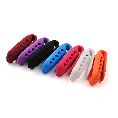 Silicone Replacement Clip Belt Holder Skin Case Cover for Fitbit One Activity Tracker - Black - Gym Store