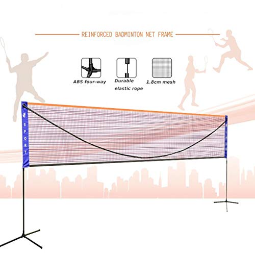 Adjustable Portable Tennis Net, Easy Setup Badminton Set with Net, Teenagers Driveway Tennis Volleyball Net Indoor Outdoor,3.1m