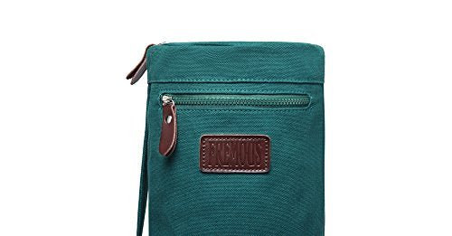 Fremous Yoga Mat Bag and Carriers for Women and Men - Portable Multifunction Storage Pockets Canvas Yoga Bags (Dark Green)