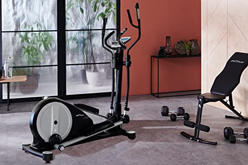 JTX Tri-Fit: Incline Cross Trainer - Bluetooth - 16-20” Adjustable Stride Length - Adjustable Incline - 8.5 Kg Inertia Enhanced Flywheel - 2 Year In-home Repair Warranty