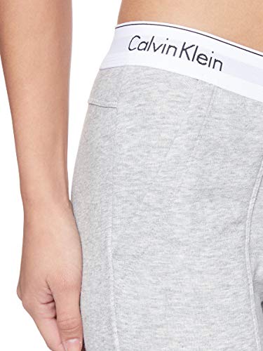 Calvin Klein Women's Bottom Pant Jogger Sports Trousers, Grey (Grey Heather 020), One size (Manufacturer size: Small)