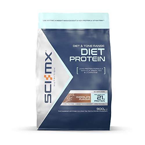 SCI-MX Nutrition Diet Protein Powder, Low Calorie Shake, 900 g, Chocolate, 30 Servings