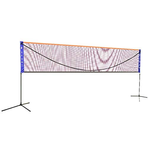 Adjustable Portable Tennis Net, Easy Setup Badminton Set with Net, Teenagers Driveway Tennis Volleyball Net Indoor Outdoor,3.1m