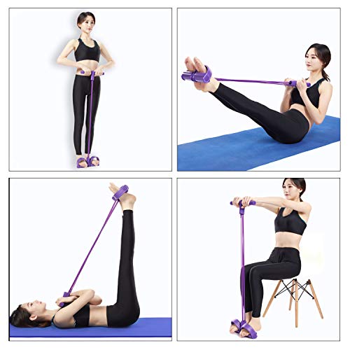 Gym Workout Bands Pedal Ankle Puller Resistance Bands Elastic Up Pull Rope