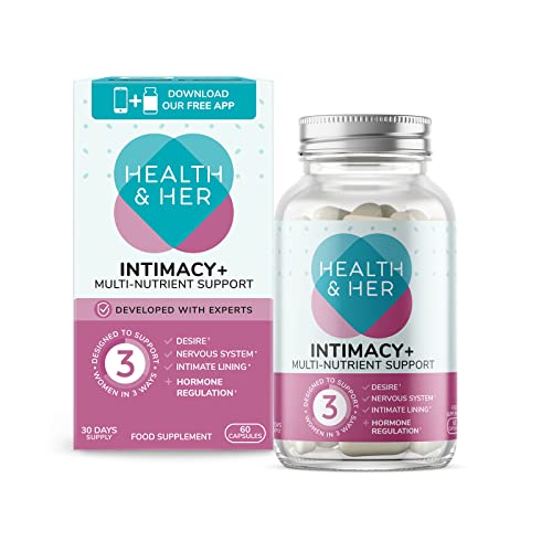 Health & Her Intimacy+ Multi-Nutrient Support for Women – A Natural Booster Supplement Containing Maca Root and Tribulus to Help Discover You Again -1 Month Supply - 60 Vegan Tablets…