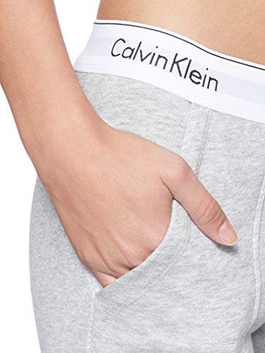 Calvin Klein Women's Bottom Pant Jogger Sports Trousers, Grey (Grey Heather 020), One size (Manufacturer size: Small)