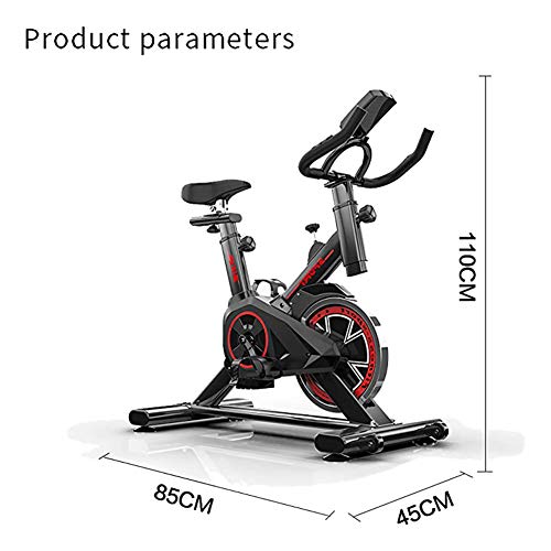 YourBooy Professional Indoor Cycling with Arm Support, 22KG Flywheel, Pulse Belt Compatible Speedbike,Ergometer Up To 100Kg,Black
