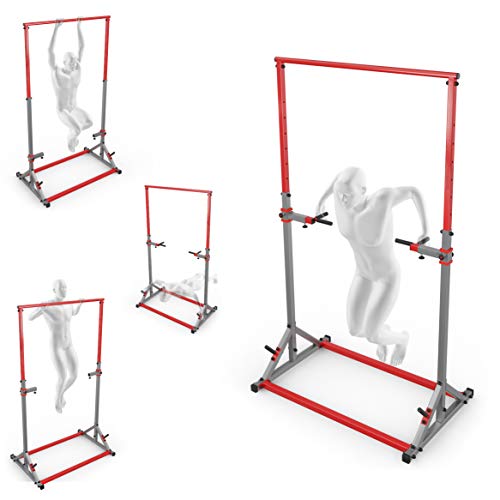 Squat Rack Weight Adjustable Lifting Stand Barbell Home Gym Equipment Portable Fitness Training Machines Workouts for Indoor Exercise Build KSH012