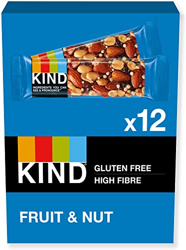 KIND Bars, Healthy Gluten Free & Low Calorie Snack Bars, Fruit & Nut, 12 Bars - Gym Store | Gym Equipment | Home Gym Equipment | Gym Clothing