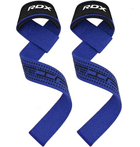 RDX Weight Lifting Straps,Powerlifting Deadlifting, Anti Slip 60CM Hand Bar Grip, 5MM Neoprene Wrist Support, Heavy Duty Weightlifting Bodybuilding Workout, Strength Training Gym Fitness, Men Women