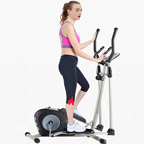 WanuigH Advanced Exercise Bicycle Trainer Fitness Elliptical Trainer Elliptical Cross Trainer Exercise Bike-Fitness Cardio Weightloss Workout Ideal Cardio Trainer (Color : Black, Size : Free size)