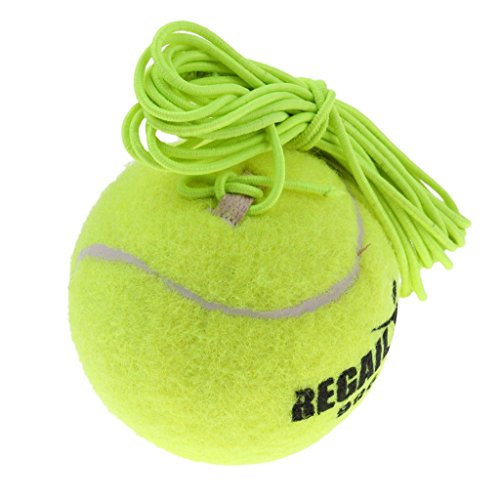 1PCS Tennis Ball and String Replacement For Tennis Trainer,2mm Thickness Cord, Lightweight Durable Easy to Carry,Great for Indoor and Outdoor Tennis Practice