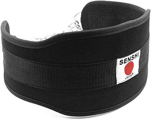 Senshi Japan Neoprene Dipping Belt - UK's No. 1 Dipping Belt - Ideal For Dips, Pull Ups And All Weighted Calisthenics - Perfect For Weight Training, Weight Lifting, Bodybuilding etc. - Fully Adjustable, Perfect For All Sizes! - Comes With Heavy Duty Steel - Gym Store | Gym Equipment | Home Gym Equipment | Gym Clothing