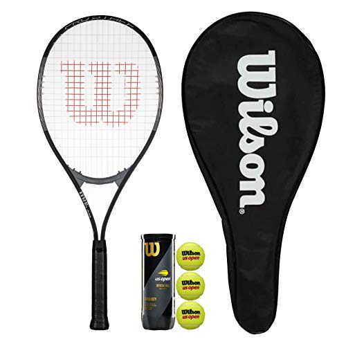 Wilson Pro Staff Excel 112 GX Tennis Racket With Full Length Cover and 3 Tennis Balls