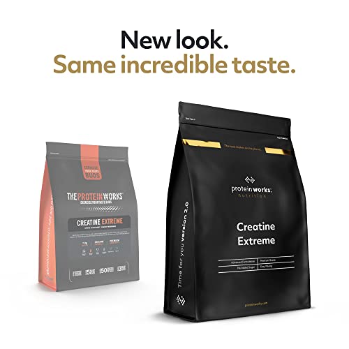 Protein Works - Creatine Extreme Powder, Creatine Formula, Premium Grade Supplement For Lean Muscle Growth, With Beta Analine, Green Apple Spike, 400 g