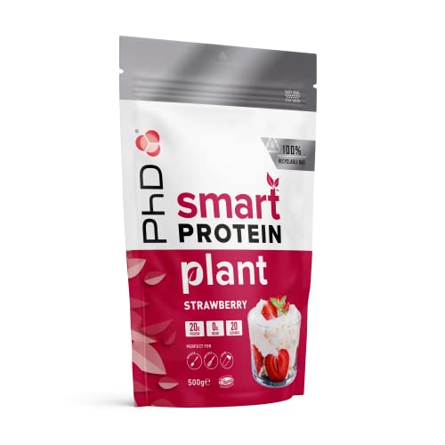 Phd Smart Plant, high Protein Vegan Shake, Ideal for Shakes, Baking and Deserts, Eton Mess,500g