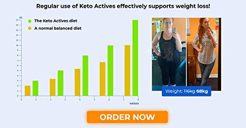 KETO ACTIVES Premium – The best 100% natural ingredients, enormous fat burning, removal of body fat on waist, hips and legs, 60 capsules