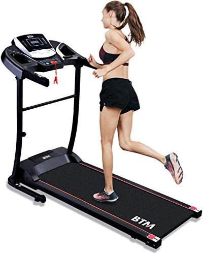 Electric Treadmill for Home, Foldable Treadmill, USB & Speakers, 12 Pre-Programs, 98% Assembled, 0.8 – 12KM/H, Treadmill Running Machine, Treadmill Electric Folding
