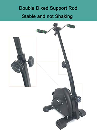 Medical Peddler Exercise Bike with Adjustable Resistence and Digital LCD, Training Arm, Leg, Workout Peddler Machine for Disabled and Stroke Survivor