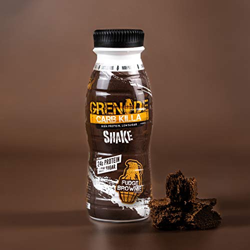 Grenade Carb Killa High Protein Shake Fudge Brownie, 8 x 330 ml