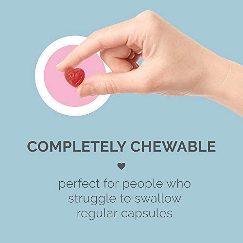 Chewable Hair Vitamins for Hair Growth - Anti Hair Loss & Thinning Hair Multivitamins - Skin Nails Hair Supplements for Women - Biotin Hair Regrowth Pills - 60 Chewy Gummy Tablets 1 Month - Hairburst