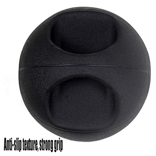 Medicine Ball Double Handle Rubber Bouncy Ball Gravity Ball, Male And Female Cross Training Core Strength Training Aerobics Fitness Ball (Size : 5kg/11lbs)