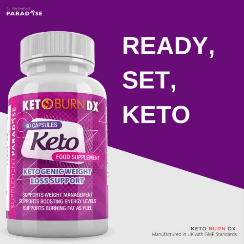 Keto Burn DX - Keto Ketogenic Weight Loss Support 60 Capsules