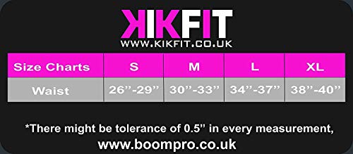 KIKFIT Ladies Weight Lifting Gym Belt Neoprene Lumbar Back Support - Great for Bodybuilding, Fitness, Exercise, Squats, Powerlifting, Deadlifts, Workout, Weightlifting (Small)
