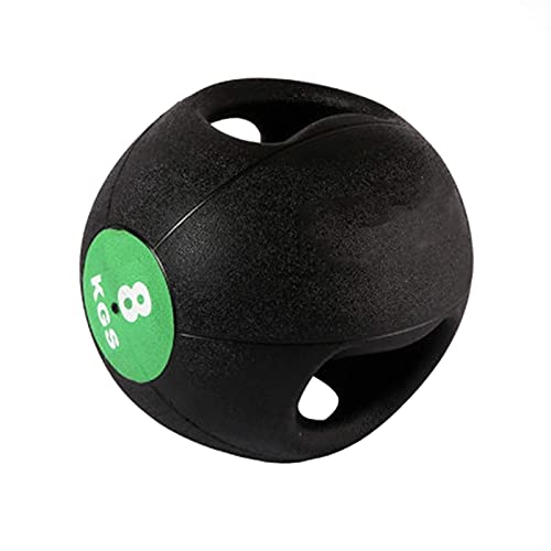PLUY Fitness medicine ball Rubber,Double Handle Solid Elastic Fitness Ball,Core Training Equipment For Male And Female Boxing Training,8kg/17.6lb