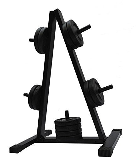 BodyRip Unisex Standard Weight Rack-Black, 1-Inch