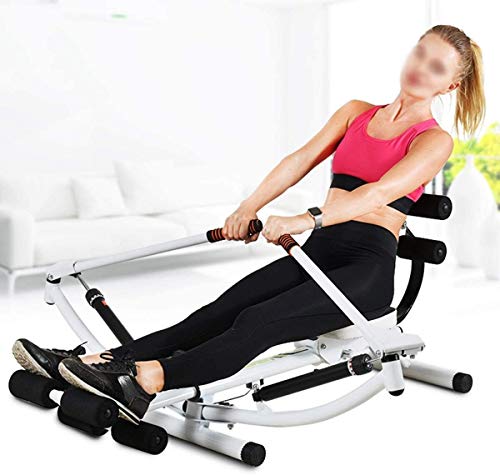 Rowing Machines, Rowing Machine,Home Foldable Magnetic Resistance Rowing Machine,Abdomen Stovepipe Rowing Device,with 12 Resistance Levels 3 Grades Slope