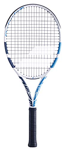 Babolat Evo Drive Women's Tennis Racket Adult Unisex 153-White Blue, Grip Size: 2
