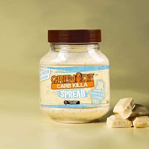 Grenade White Chocolate Cookie Protein Spread, 1 x 360 g Jar