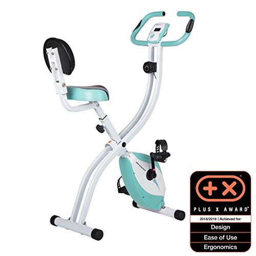 Ultrasport F-Bike with Hand Pulse Sensor, Fitness Bike Trainer, Sporting Equipment, Ideal Cardio Trainer, Foldable Indoor Trainer for Home Use, Different Resistance Levels, Suitable for Everyone