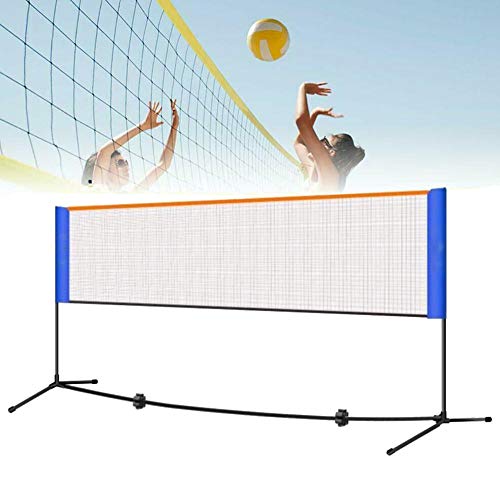 Badminton Net - Net For Tennis, Soccer Tennis, Volleyball For Children, Foldable, Sports Net Easy To Install With - For Indoor or Outdoor Field, Beach