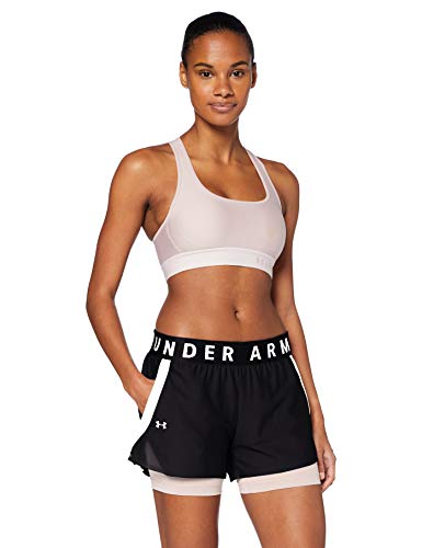 Under Armour Play Up 2-In-1 Short, Women Black, Black / Black / White (001), MD