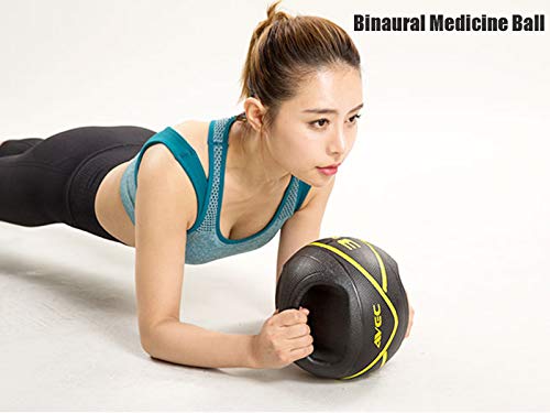 Medicine Ball Binaural Rubber Kettlebell Gravity Ball, Male And Female Cross Training Core Training Fitness Ball, Non-slip And Wear-resistant (Size : 7kg/15.4lbs)