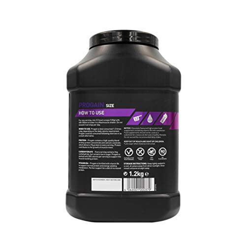 MAXIMUSCLE Progain Protein Powder Chocolate Flavour,1.2 kg